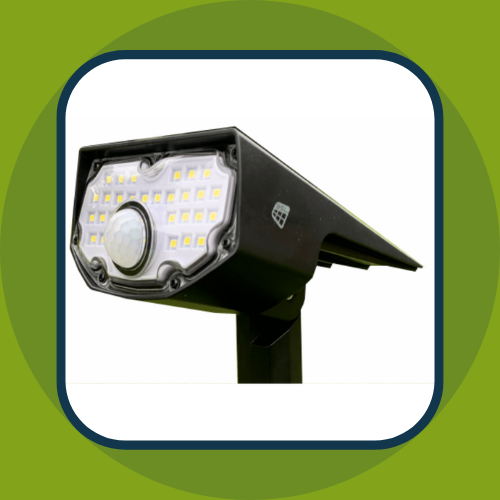 Assured Eco Systems Solar Security Light Garden