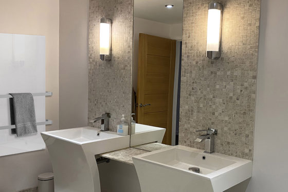 Select XLS – White Infrared Towel Heater With Integrated Controls