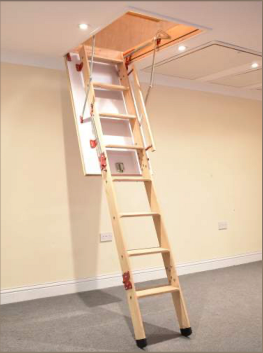 Grand Wooden Loft Ladder